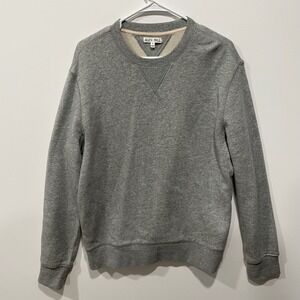 Alex Mill Mens Gray Crew Neck Sweatshirt Size M
